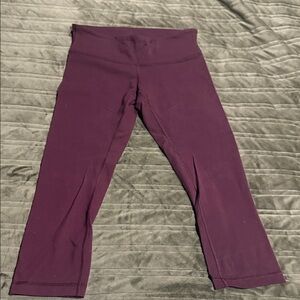 lululemon athletica Maroon Leggings